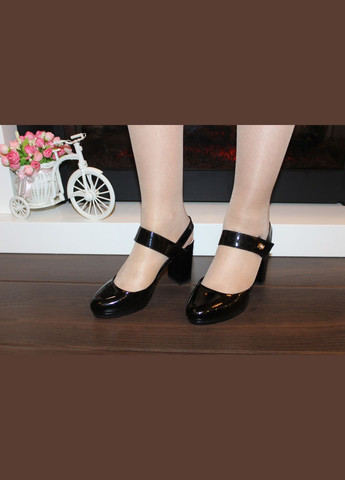 Босоніжки жіночі чорні на підборах Gallop Босоніжки жіночі літні (336914184)