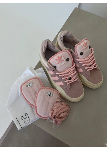 КРОССОВКИ ЖЕНСКИЕ ADIDAS CAMPUS АДИДАС КАМПУС No Brand комбинированные демисезоны (369389264)