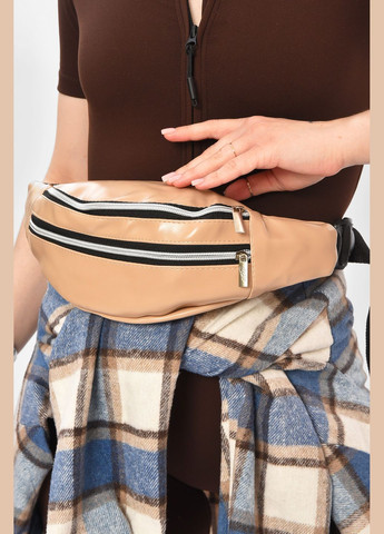 Бананка женская тёмно-бежевого цвета Let's Shop (335007400)