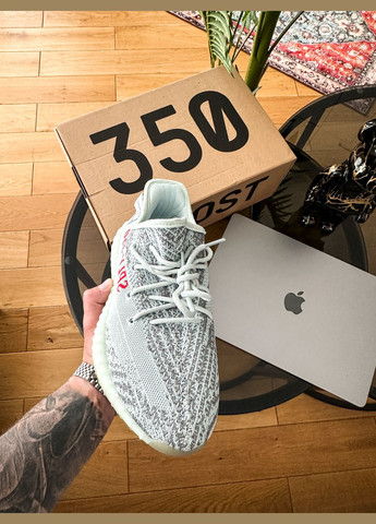 Серые демисезонные кроссовки мужские adidas yeezy boost 350 v2 zebra | адидас йези буст 350 серые No Brand