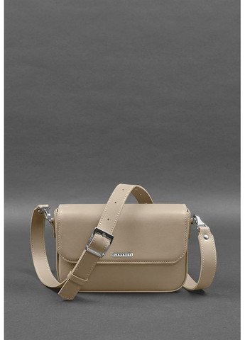 Женская кожаная сумка Mary светло-бежевая BlankNote (348359250)