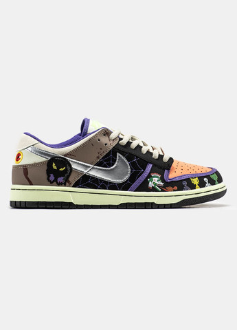 Бежеві Осінні кросівки чоловічі і жіночі nike sb dunk low halloween custom beige | найк сб данк низькі бежеві No Brand
