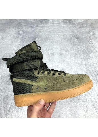 КРОСІВКИ ЖІНОЧІ NIKE SPECIAL FLED AIR FORCE 1 GREEN НАЙК No Brand сірі демісезони (367173735)