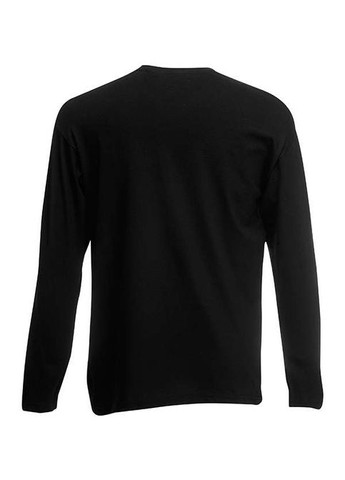 Черный демисезонный лонгслив Fruit of the Loom