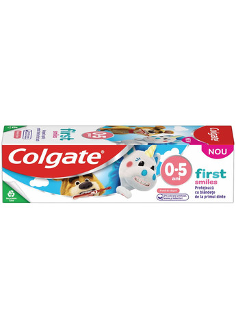 Детская зубная паста First Smiles для детей 0-5 лет 50 мл Colgate 8718951610583 (328393664)