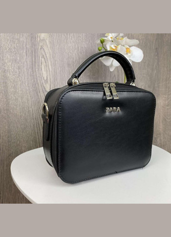 Жіноча каркасна міні сумочка на плече екошкіра з металевою фурнітурою чорна (sku_972СЧ) No Brand (330576047)