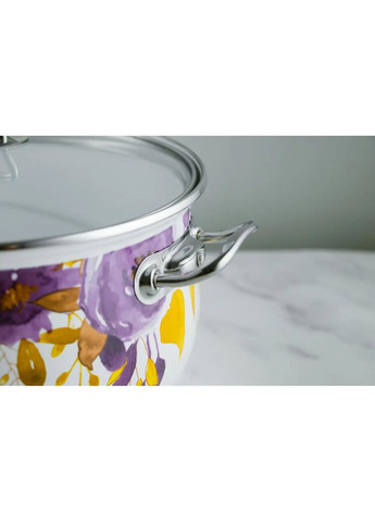 Кастрюля Акварель Premium GTT-224-W 24 см, 5,7 л (96327) Gusto (302802666)