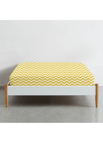 Простирадло полуторне 155х240 YELLOW ZIGZAG CS2 (4822052146903) Cosas (391372698)