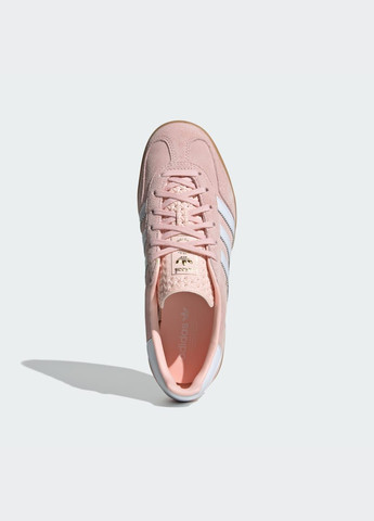 Кроссовки Gazelle Indoor adidas розовые всесезоны (372814331)