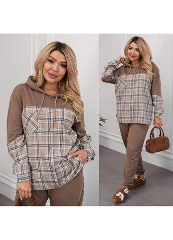 Костюм прогулянковий двонитка+турецький фланель,кофта та штани Україна (362357742)