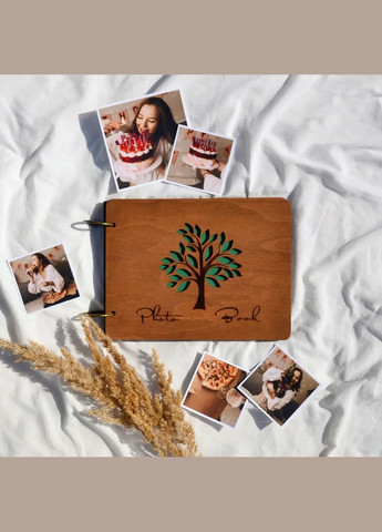 Крафтбук "Дерево з листям" з темною обкладинкою і чорними сторінками Your Magnets (336954887)