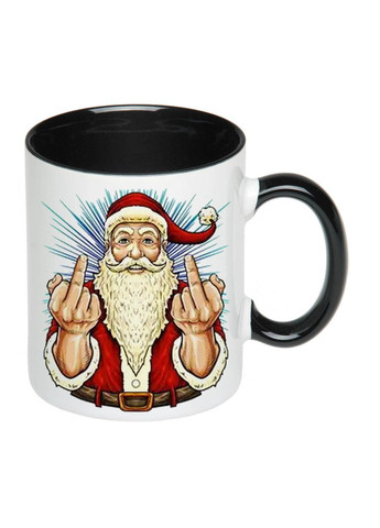 Чашка с принтом "Санта Fuck" 330мл ( ) (17066) No Brand (312488469)