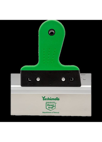Шпатель фасадний нержавіючий, ручка 2К, 150*60мм Yoshimoto (365060476)