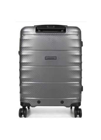 Чемодан средний M полипропилен серый 66х46х28+5см/89л/3.8кг/ 242 AIRTEX (351856092)