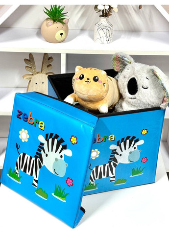Кошик - пуф для зберігання іграшок R89687 Зебра Fun Game (355794539)