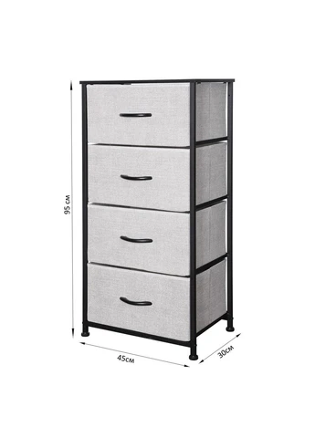 Комод побутовий Сірий (PERFECT GRAY 4B) Luminaria (397299151)
