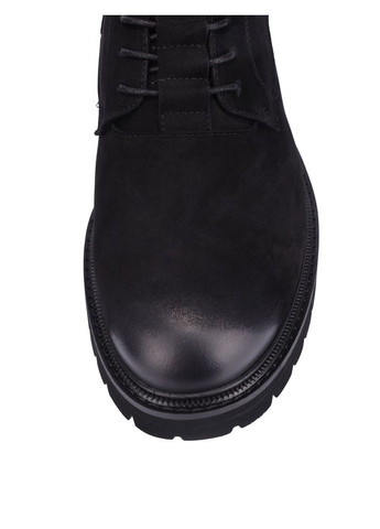 Черные зимние мужские ботинки 2308dh-105-44m черный нубук Miguel Miratez