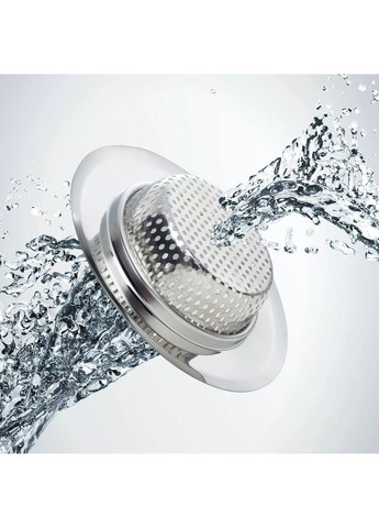 Сітка-фільтр для раковини з нержавіючої сталі фільтр проти засмічення Ø 7 см Kitchen Master (330127481)