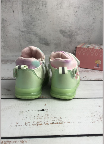 Салатові осінні кросівки демісезонні дитячі для дівчинки том.м салатовий (126) Том.М