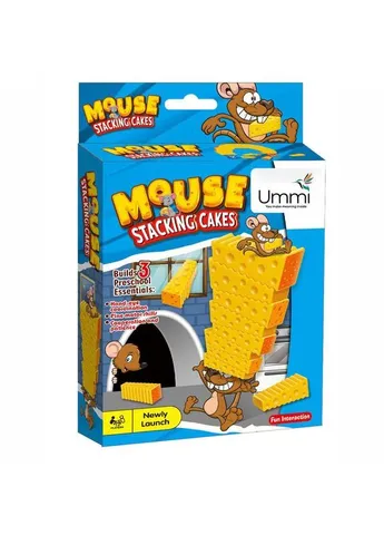 Детская настольная игра Ummi Mouse Stacking Cakes Game / настольные игры для детей от 4 лет / игра балансир No Brand (380045126)