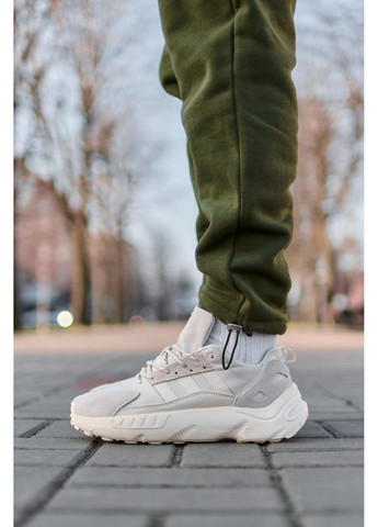 КРОССОВКИ ЖЕНСКИЕ ADIDAS ZX 22 BOOST BEIGE АДИДАС ZX 22 ИЗИ БУСТ No Brand бежевые демисезоны (369387328)