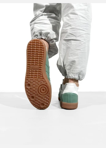 Кросівки жіночі Adidas Samba green | Адідас Самба зелені No Brand зелені демісезони (316507788)