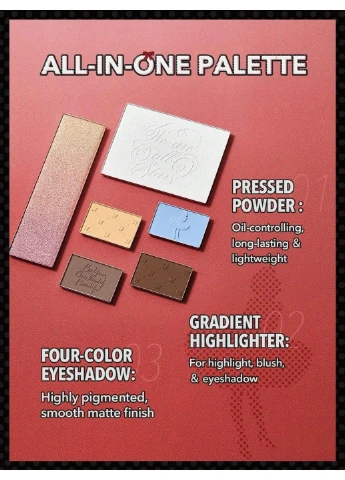 Палетка для обличчя та очей Marilyn Monroe X Day Dreamer Face & Eye Palette Sheglam (316587825)