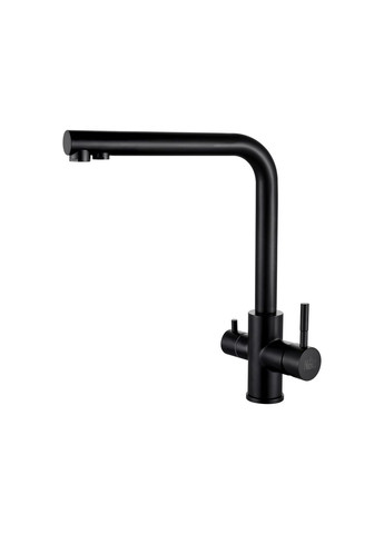 Комбінований змішувач на кухню чорний на 4 води FBB-33 Nett (336935113)