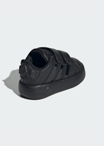 Чорні всесезонні кросівки star wars grand court 2.0 adidas
