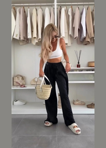 Жіночі штани палаццо з шовку MonCher (338186288)