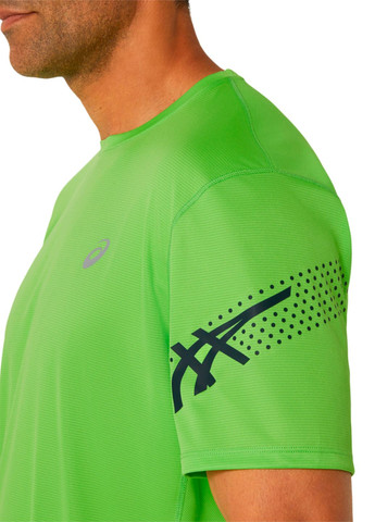 Зеленая мужская футболка Asics Icon SS Tee