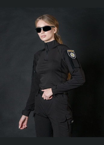 Рубашка тактическая женская Combat черный BEZET (291437167)