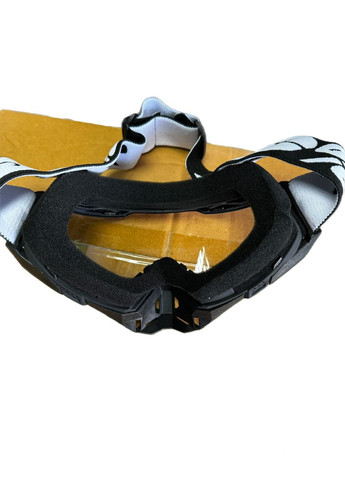 Мото очки мотоочки кроссовые эндуро Profi Black 100% прозрачное стекло China (370677354)