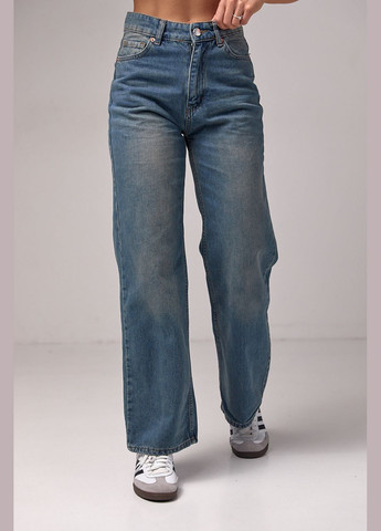 Жіночі джинси з ефектом потертості Lurex - (287340298)