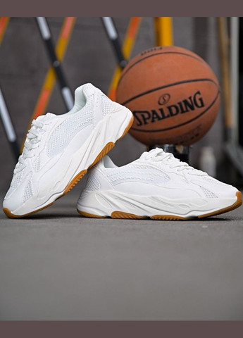 Белые демисезонные стильные мужские кроссовки летние белые Freedom