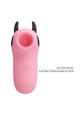 Стимулятор для клитора Magic Devil с сосанием и электростимуляцией,, 6.9 см Pretty Love (361670036)