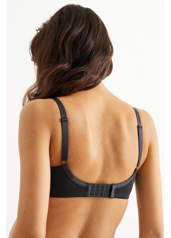 Чорний безшовний бюстгальтер для годування C&A