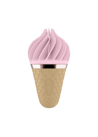Морозиво-спінатор Lay-On - Sweet Treat Pink/Brown, 10 режимів роботи, водонепроникний Satisfyer (292786640)