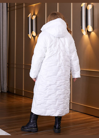 Белая зимняя зимняя куртка-пальто куртка-пальто No Brand