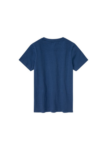 Темно-синя демісезонна футболка бавовняна для хлопчика 371400 темно-синій Pepperts