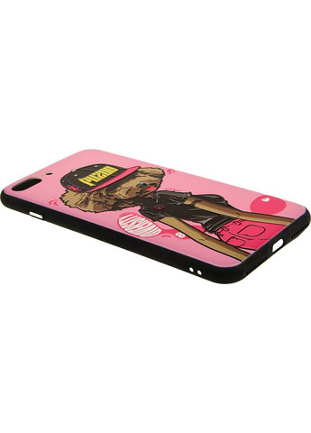 Чехолнакладка TPU Case with UV Printing Hip Hop iPhone 7 Plus /8 Plus DJ Teddy Pink PUZOO (301782330)