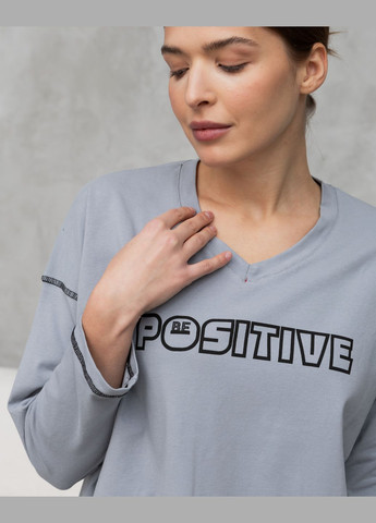 Сіра жіноча піжама зі штанами сіра клітина Nicoletta