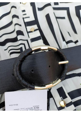 Белое атласное платье с принтом и ремнём Zara