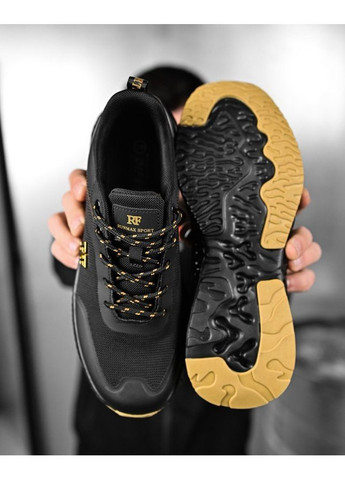 Черные демисезонные мужские кроссовки rf gold No Brand
