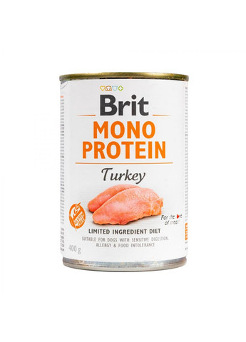 Корм для собак Mono Protein Turkey 400г, з індичкою Brit (292258610)