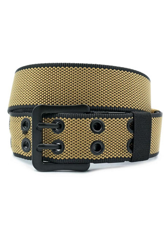 Ремінь тканинний двосторонній 3,8 х 120 см Койот + Чорний Weatro (346121246)