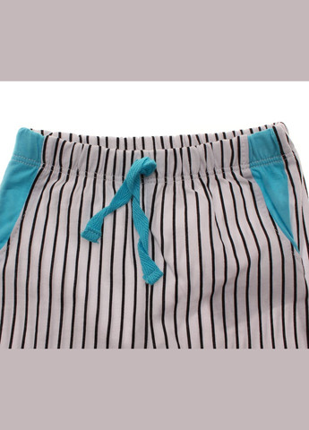 Блакитний літній футболка + бриджі 14876 блакитний Miniworld