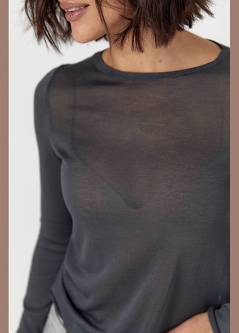 Женский лонгслив с вискозного плетения Lurex Кофта (327218385)