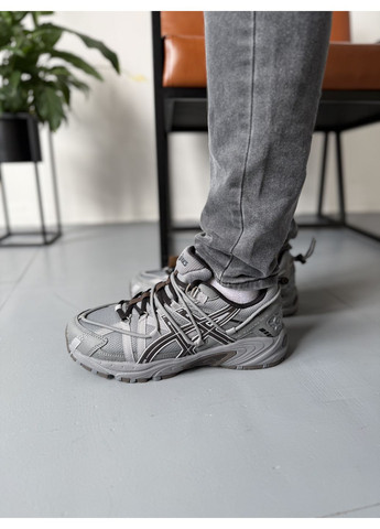 Серые демисезонные кроссовки мужские asics gel-kahana tr v2 grey gore-tex асикс гель кахано tr v2 No Brand