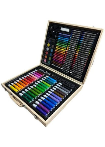 Олівці та маркери Art Set для малювання в дерев'яній валізці 150 шт (2013960296) No Brand (328261666)